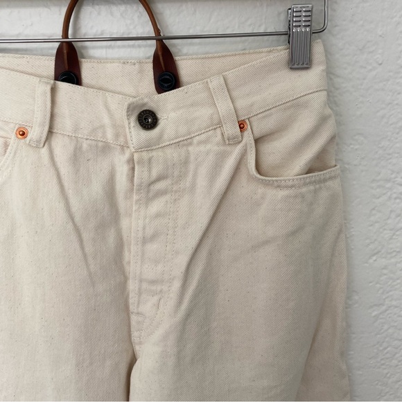 NWT Peppino Peppino Free People Type 18 Slim Ecru Selvege Denim Jeans, Size 25 - Picture 4 of 10